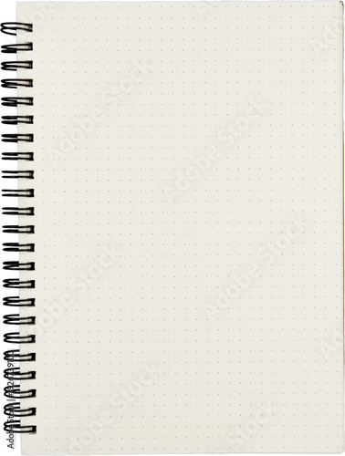 Wallpaper Mural Beige Office Dotted Notebook with Spiral Torontodigital.ca