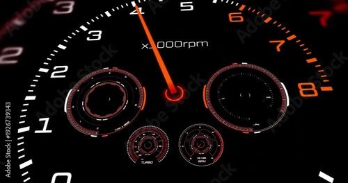 High performance racing car speeding before engine visualization. Racing Sports And High Performance Engine 3D Animation.