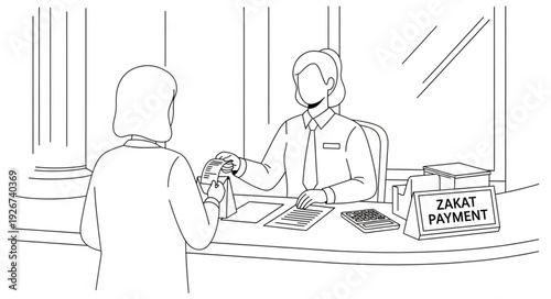 Man handing over cash to another man.