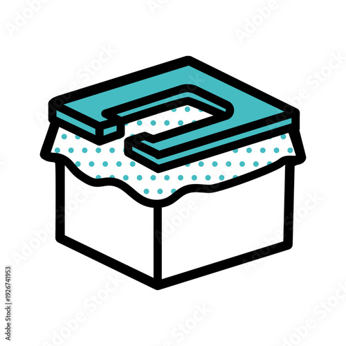 Portable Emergency Toilet Illustration
