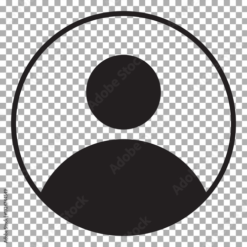 User profile icon vector. Avatar or person icon. Profile picture, portrait symbol. Default Avatar Profile Icon, Social Media User Vector. Blank profile silhouette. design eps 10.