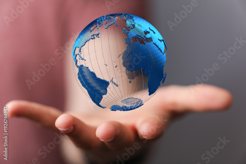 A person's hand tenderly cr...