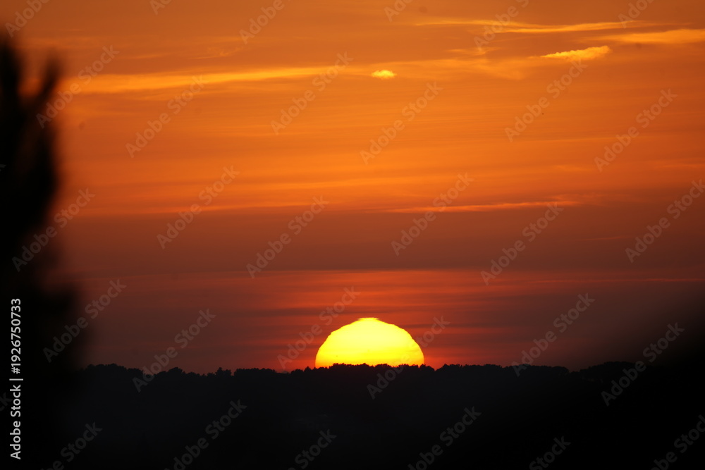 Obraz premium Coucher de soleil