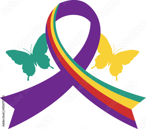 Zero Discrimination Day Illustration. Diversity, equality awarness. Vector isolated.