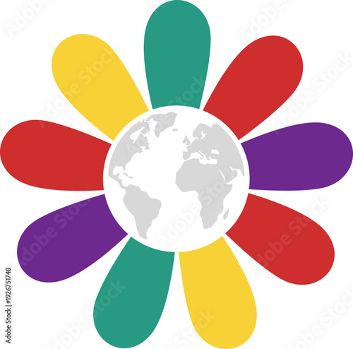 Zero Discrimination Day Illustration. Diversity, equality awarness. Vector isolated.