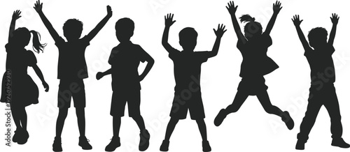 Black bird silhouettes collection, set of flying and perched garden birds, sparrow and robin vector shapes on white background, avian wildlife.