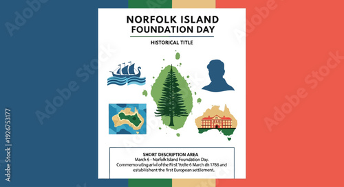 Norfolk Island Foundation Day historical celebration with iconic symbols