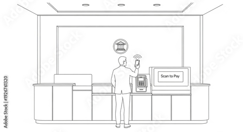 Man Working in Laboratory Setting.