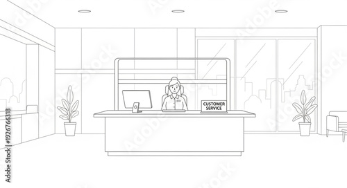 Modern Minimalist Office Interior Design.