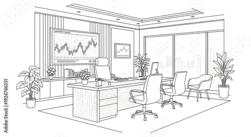 Modern Living Room Interior Design.