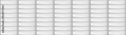 Grey bathroom tile wall background. ceramic kitchen floor, square mosaic 3d pattern