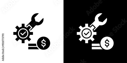 Resolve Issues Icon Sheet Black And White