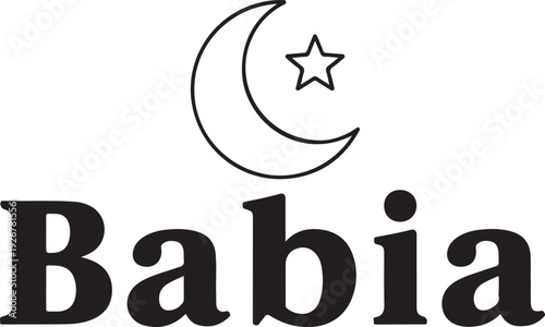 Adorable moon and stars baby name sign design perfect for nursery decor, baby room wall art, and personalized gifts.