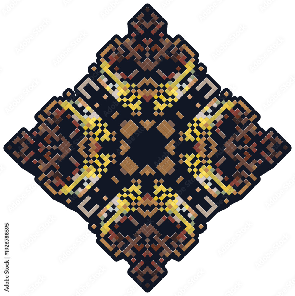 custom made wallpaper toronto digitalPixel Geometric Tile Sticker