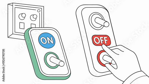  Colorful Slide Toggle Switch Vector Set Blue Green On Red Grey Off Buttons.svg