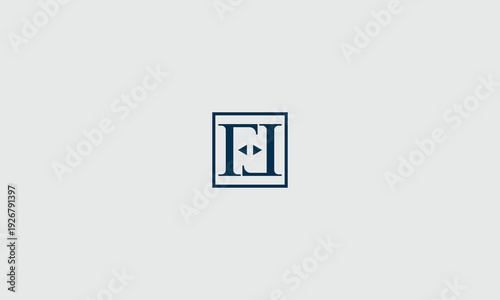 A minimalist logo featuring a dark blue nested square with a stylized f inside