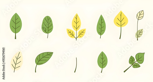 leaf, foliage, botanical, plant, icon, illustration, isolated, vector, green, eco, organic, natural, symbol, sign, flat, simple, minimal, outline, lineart, silhouette, graphic, design, clipart, logo, 