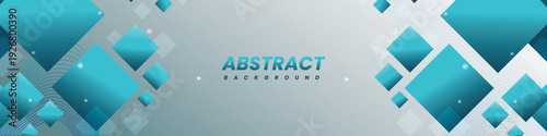 Modern abstract technology LinkedIn cover  template