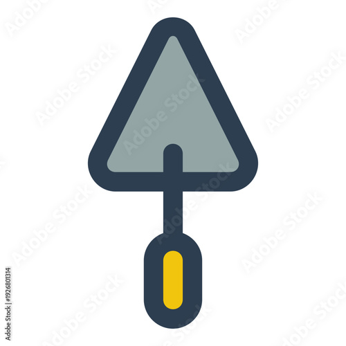 trowel filled outline icon