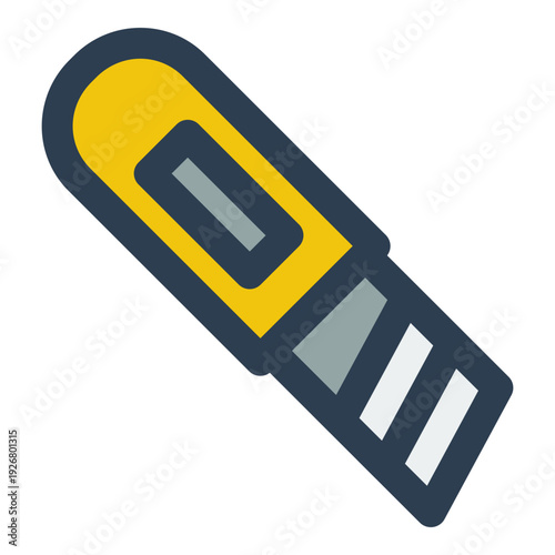 utility knife filled outline icon