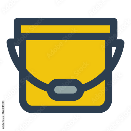 bucket filled outline icon
