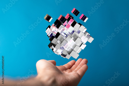 Creative abstract concept o...