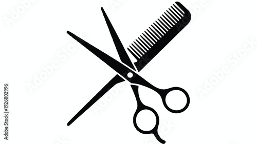 Scissors and comb for hair cutting tools