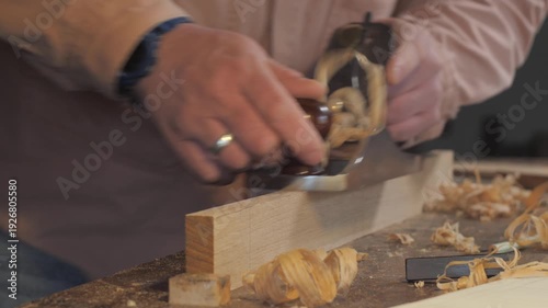 Hand plane woodworking