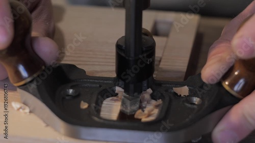 Router plane woodworking