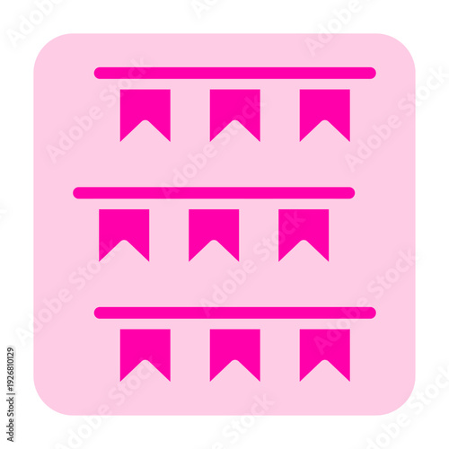 Celebration vector, clip art, and symbol. Flat design of  celebration concept and simple design