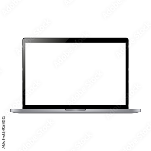 laptop isolated on white background