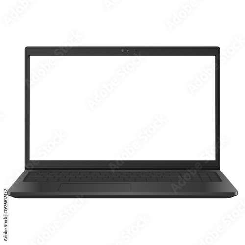 laptop isolated on white background