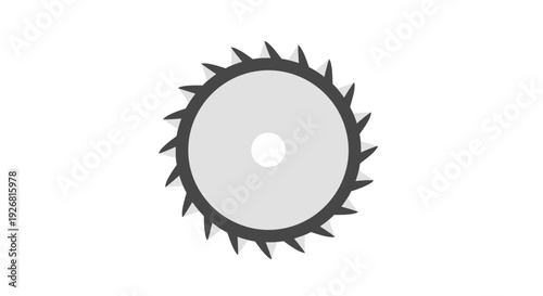 Circular Saw Blade Closeup.