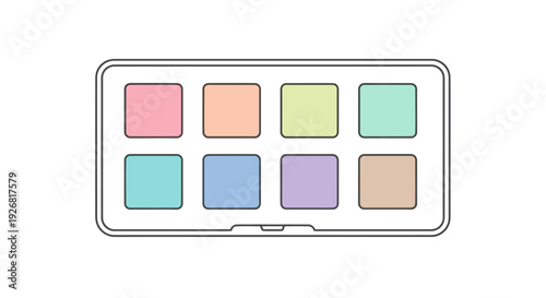 Eyeshadow Palette Colors.
