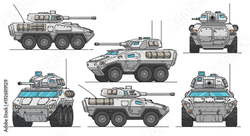 Military Vehicles Armored Tanks Combat Vehicles.