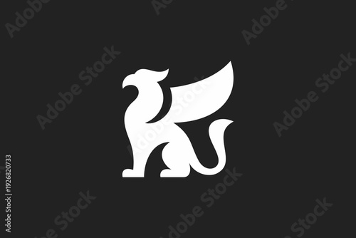 Simple Griffin Logo Design 