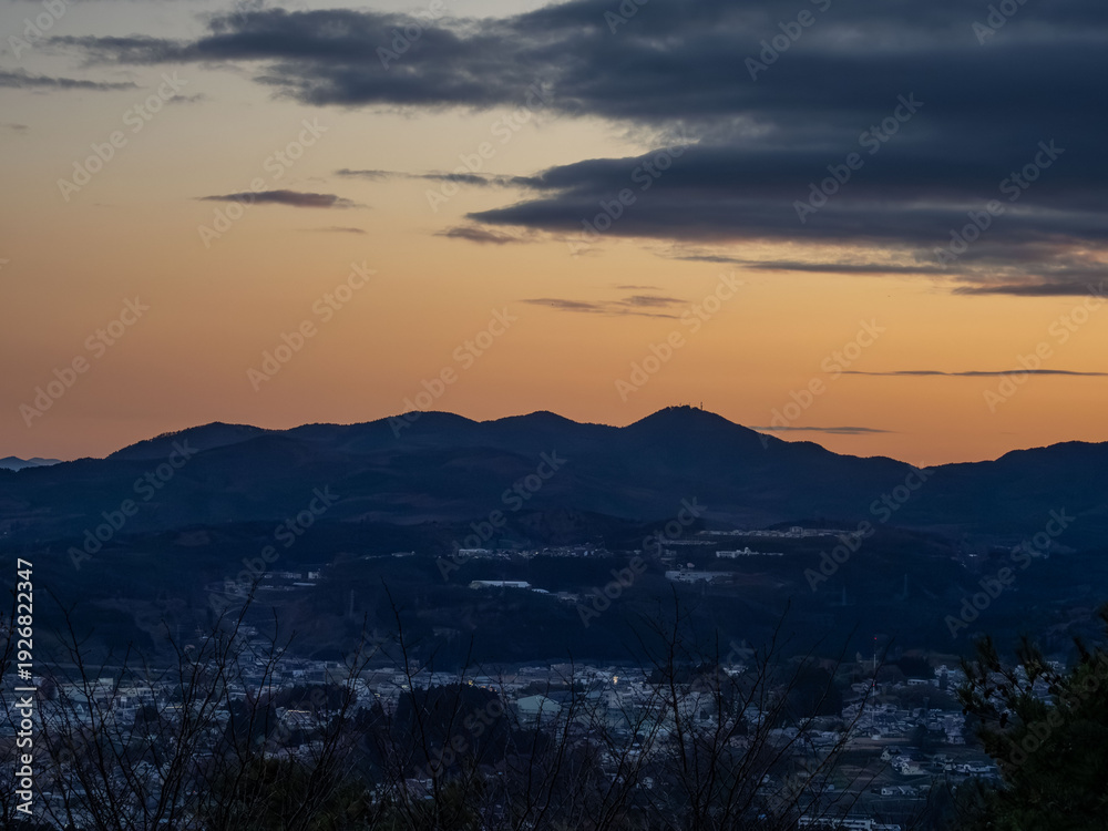 Fototapeta premium 気仙沼の夕景