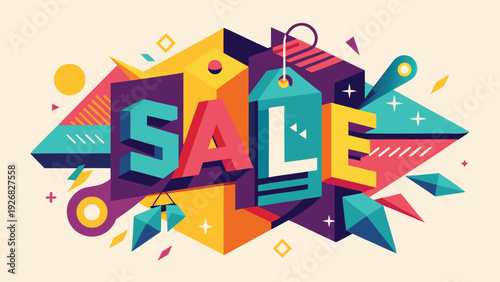 Promotional graphic displaying "Sale is on Sale" in large, colorful letters, emphasizing a special discount event.