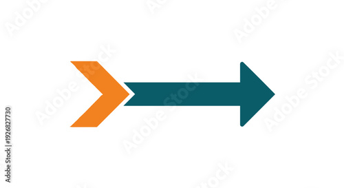 Two Arrows Pointing in Opposite Directions.