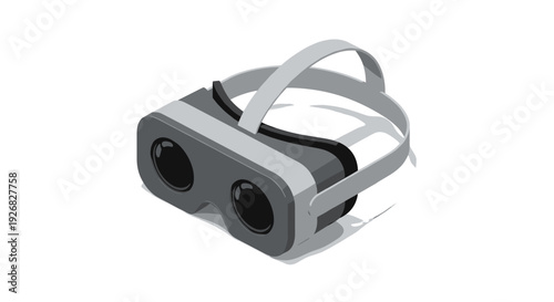 Virtual Reality Headset Modern Design.