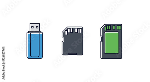 USB Flash Drive Memory Card Storage.