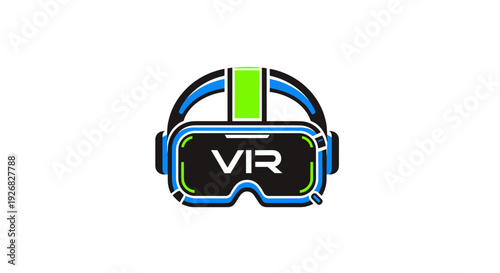 Virtual Reality Headset VR Goggles Device.