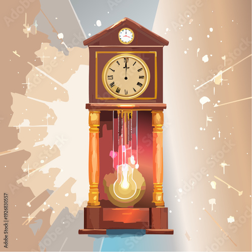 Woman paddling an orange boat on serene water amidst autumn leaves and foliage