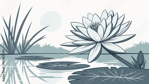 lily of the valley in water