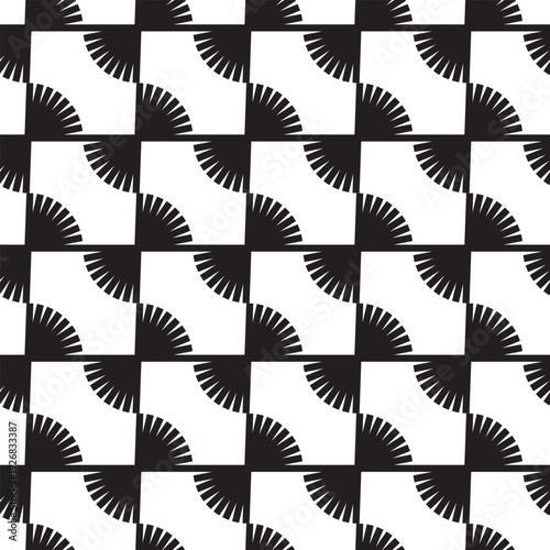 Abstact gorgeous seamless line art pattern design