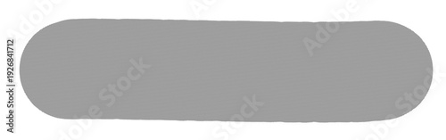 Minimalist Grey Pill Shape Brush Stroke