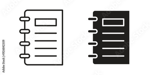 Binder icon. Perfect for app and web interfaces, marketing, etc.