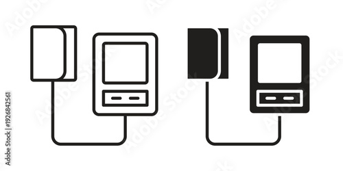 Blood pressure meter icon. Perfect for app and web interfaces, marketing, etc.