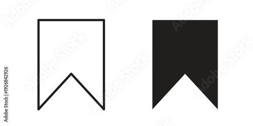 Bookmark icon. Perfect for app and web interfaces, marketing, etc.