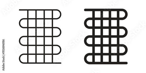 Condenser coil icon. Perfect for app and web interfaces, marketing, etc.